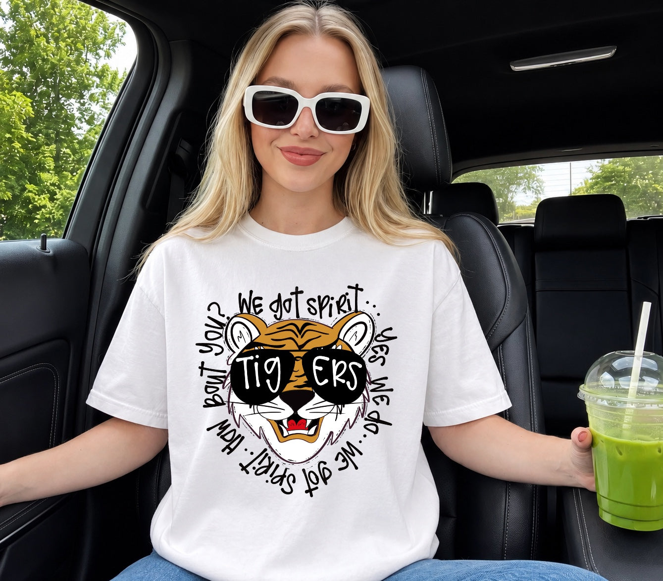 82446 WE GOT SPIRIT TIGERS BLACK