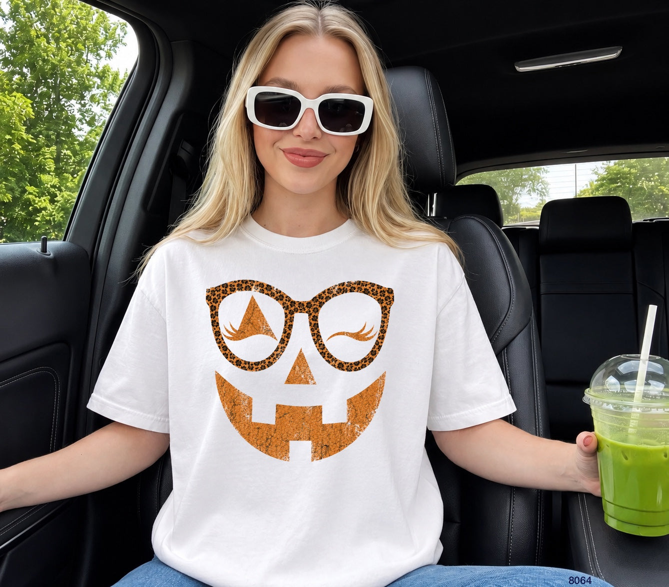 8064 ORANGE PUMPKIN FACE