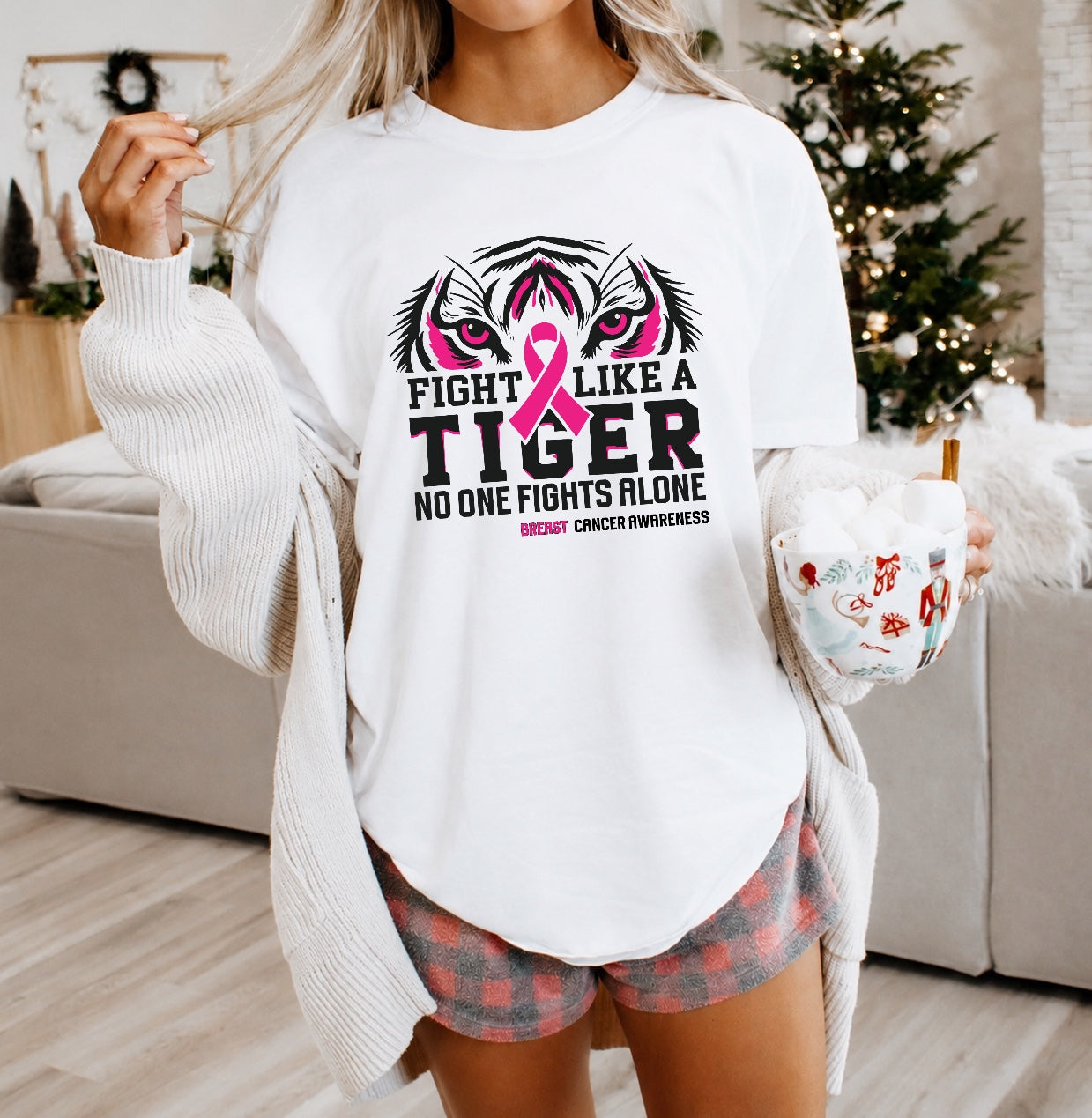 83144 FIGHT LIKE A TIGER BLK