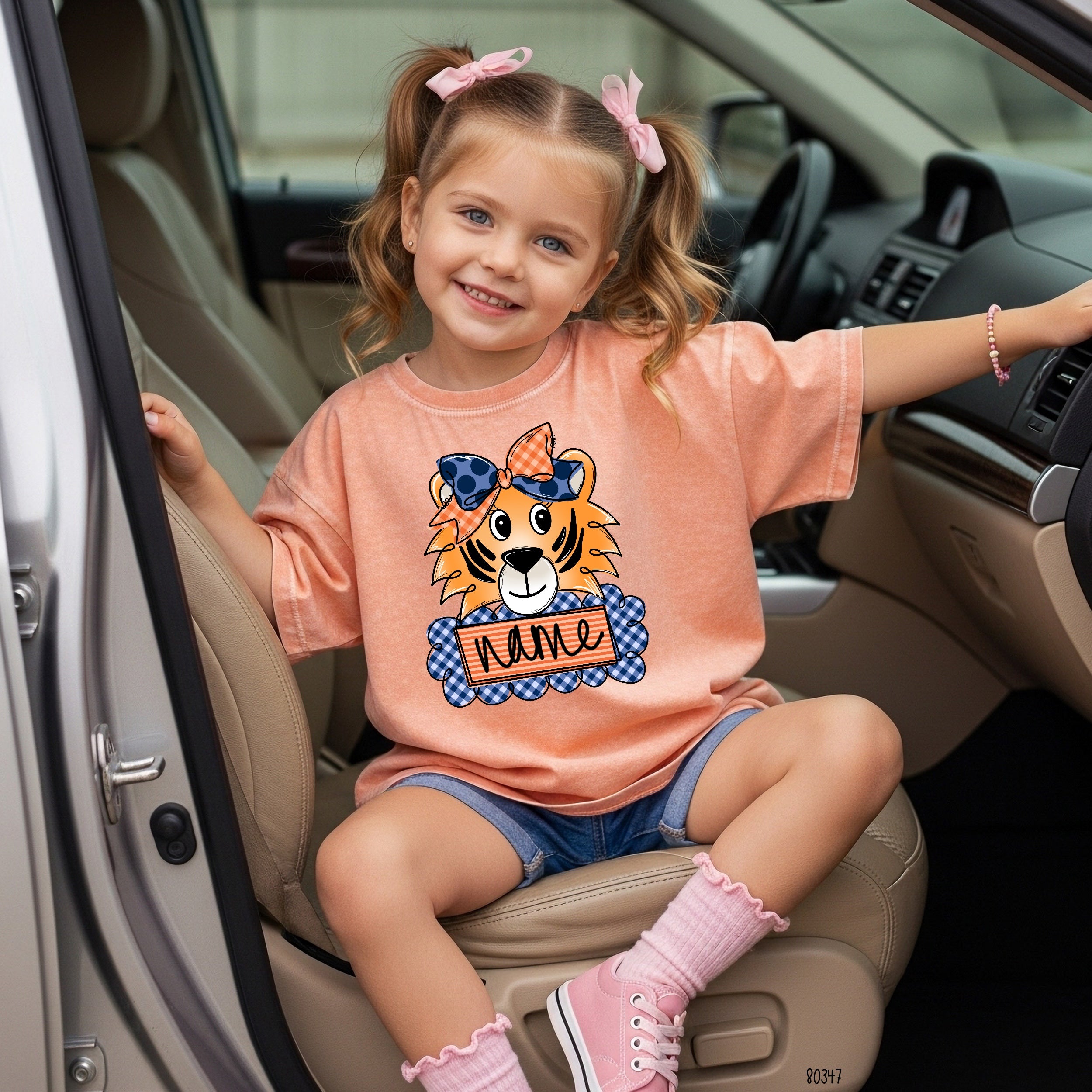 80347 PERSONALIZED TIGER GIRL
