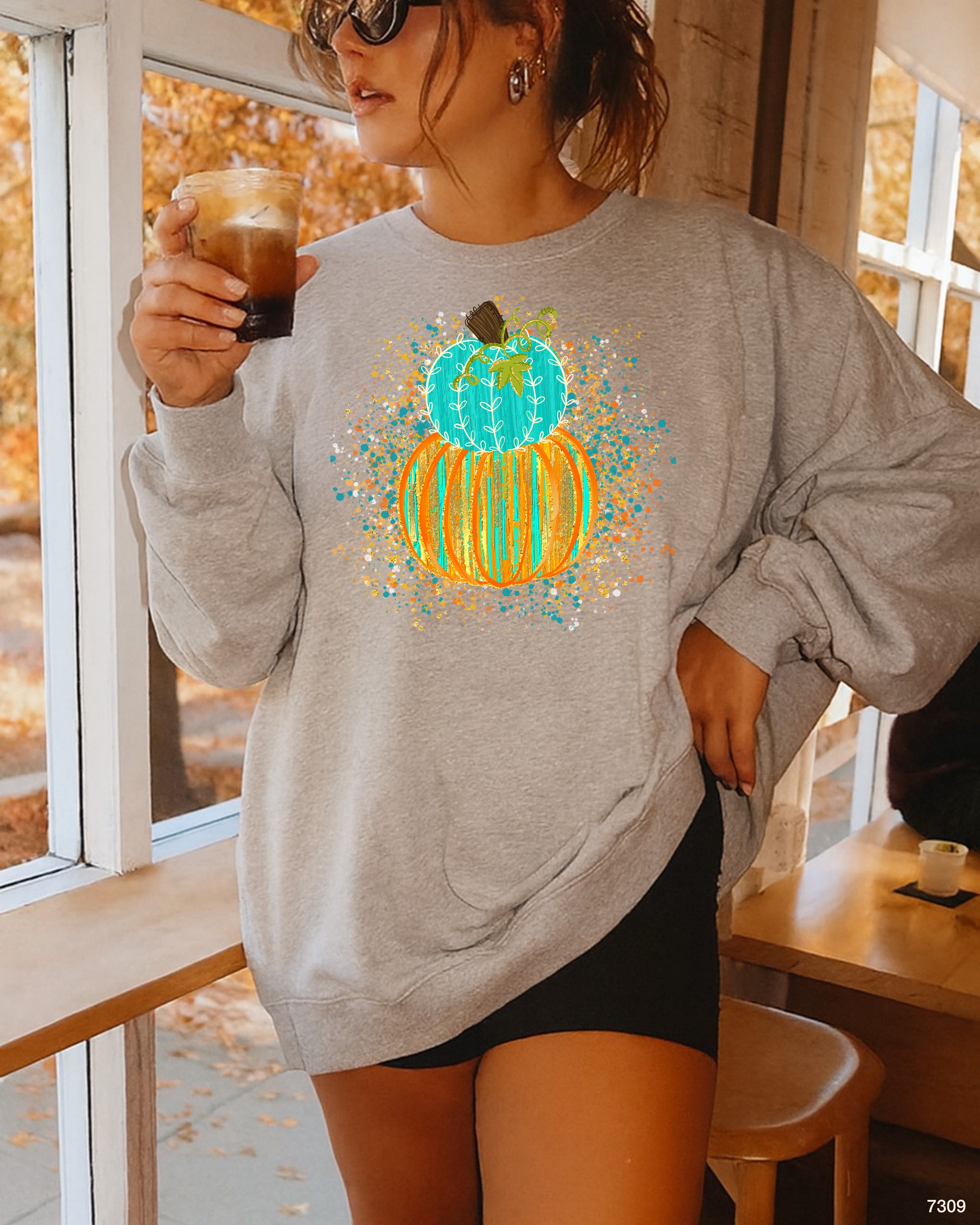 7309 DOUBLE PUMPKIN SPLATTER