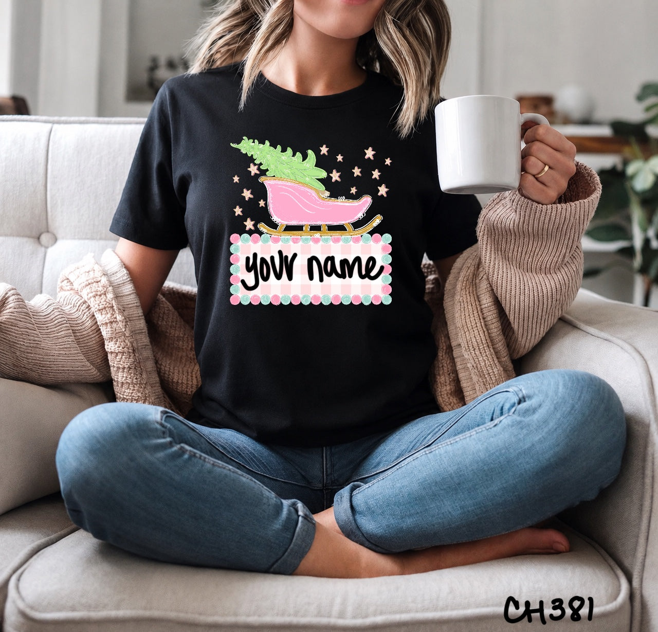Ch381 sleigh personalized