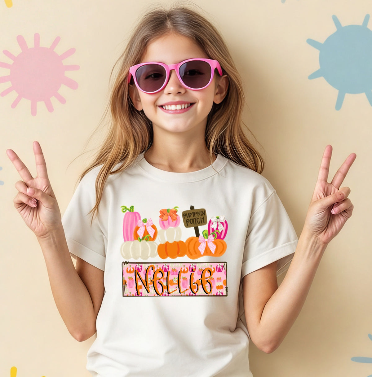 82550 GIRL PUMPKIN PATCH *PERSONALIZED*