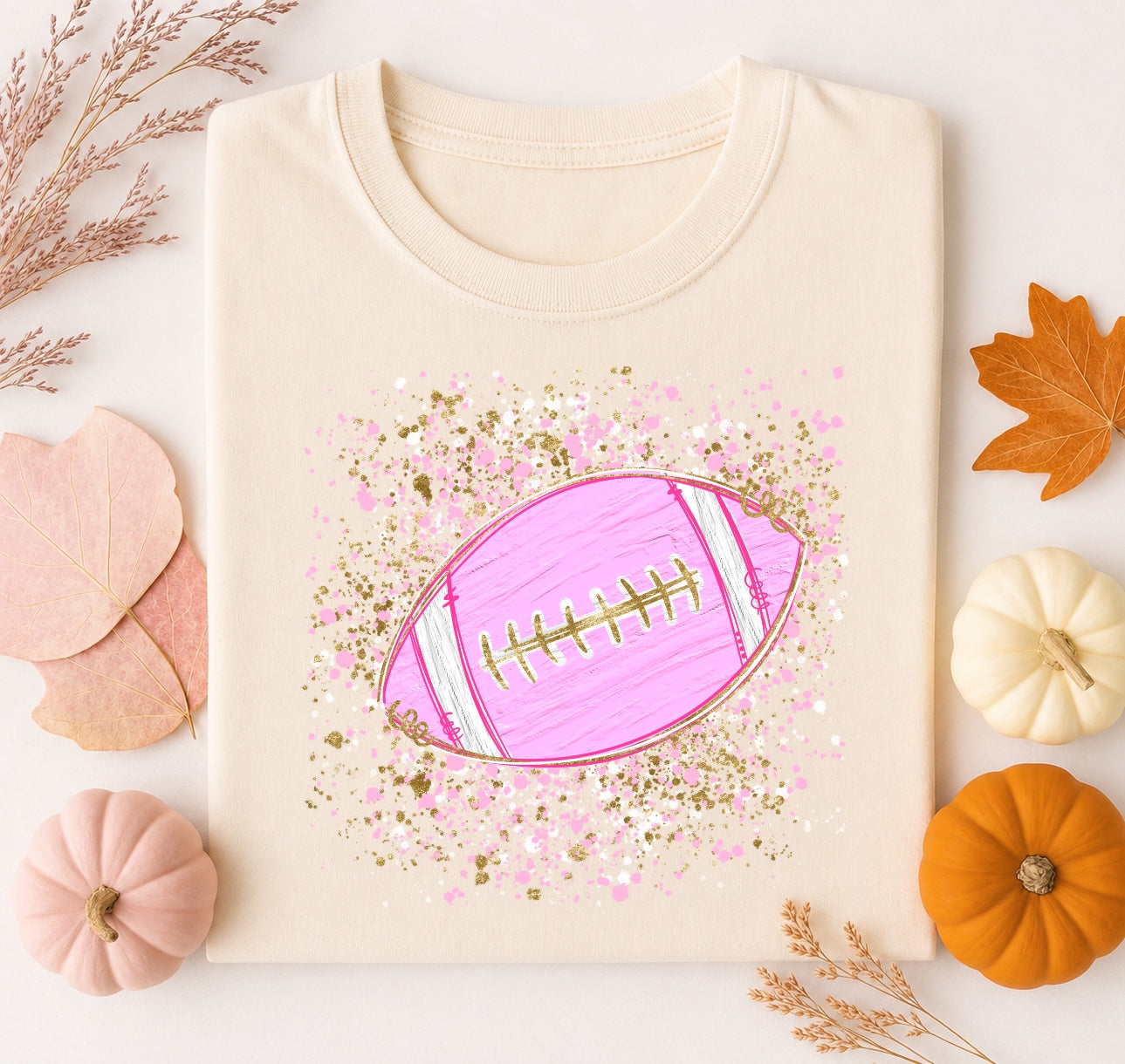 82152 PINK FOOTBALL SPLATTER