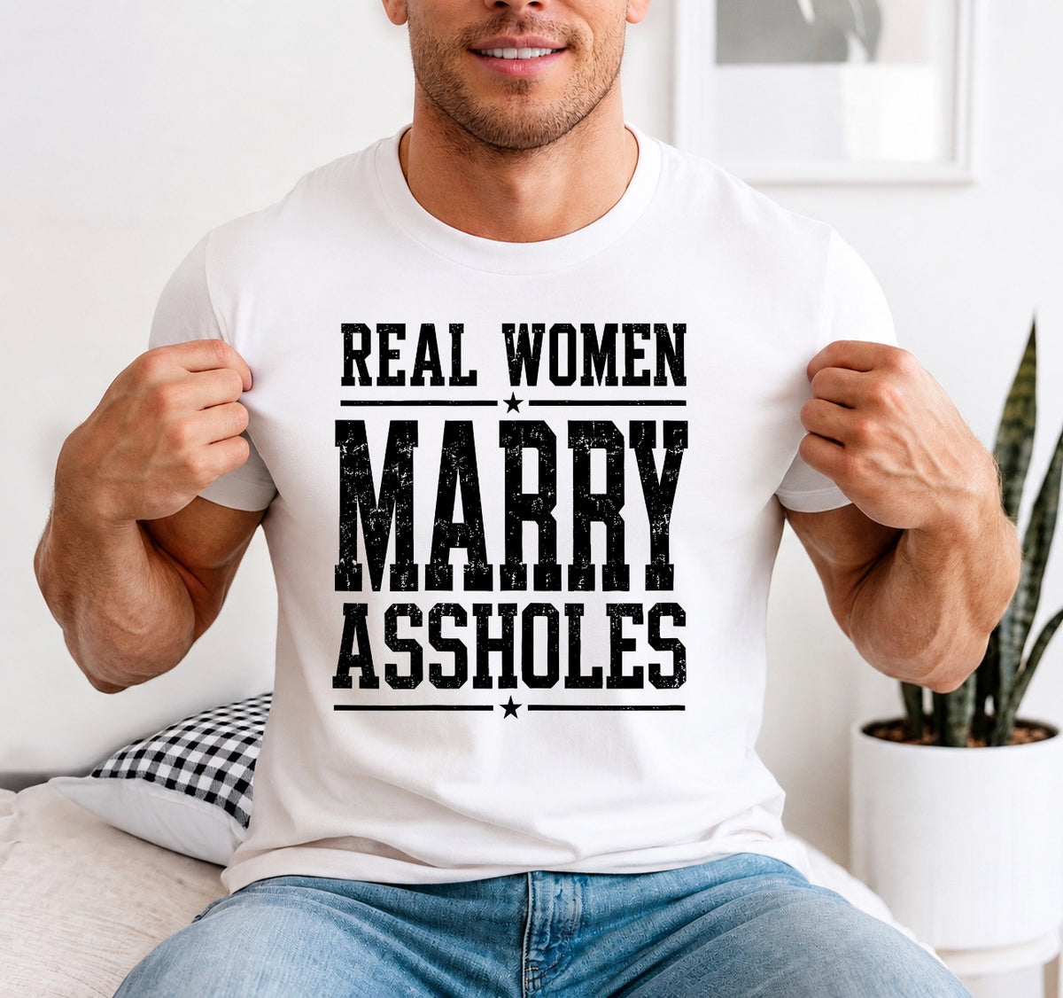 81462 REAL WOMEN MARRY A HOLES BLACK
