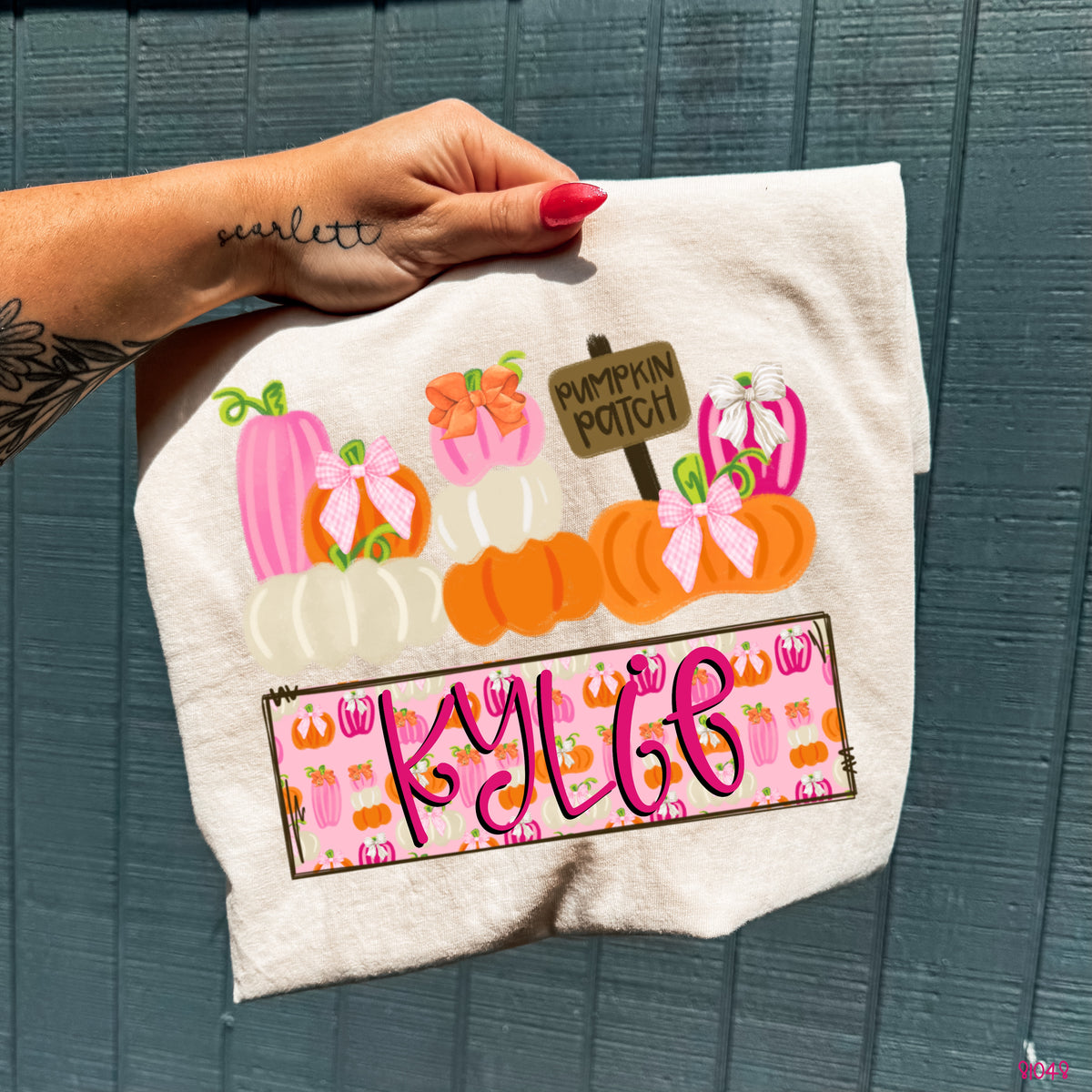 81048 *PERSONALIZED* PUMPKIN PATCH GIRL