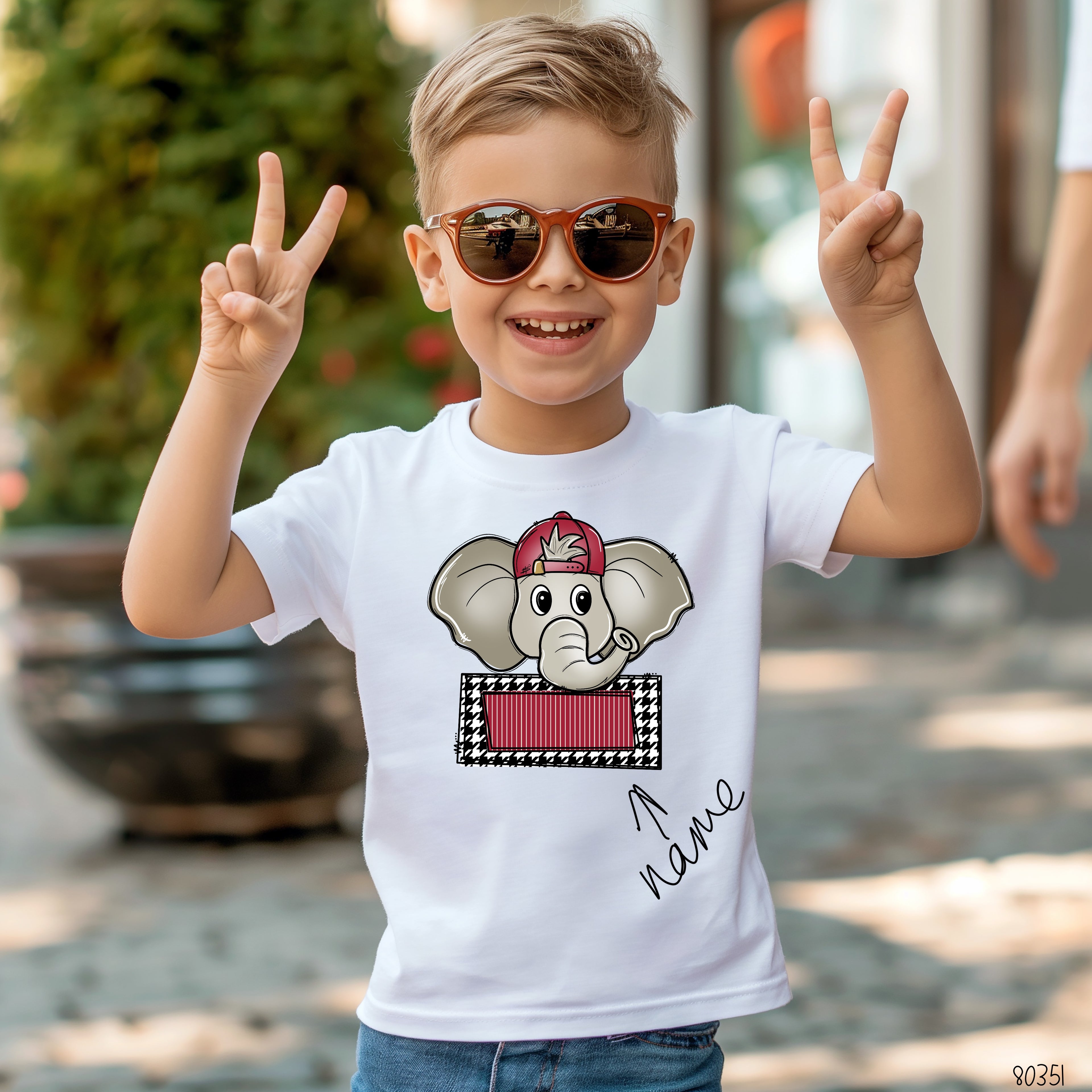 80351 PERSONALIZED ELEPHANT BOY