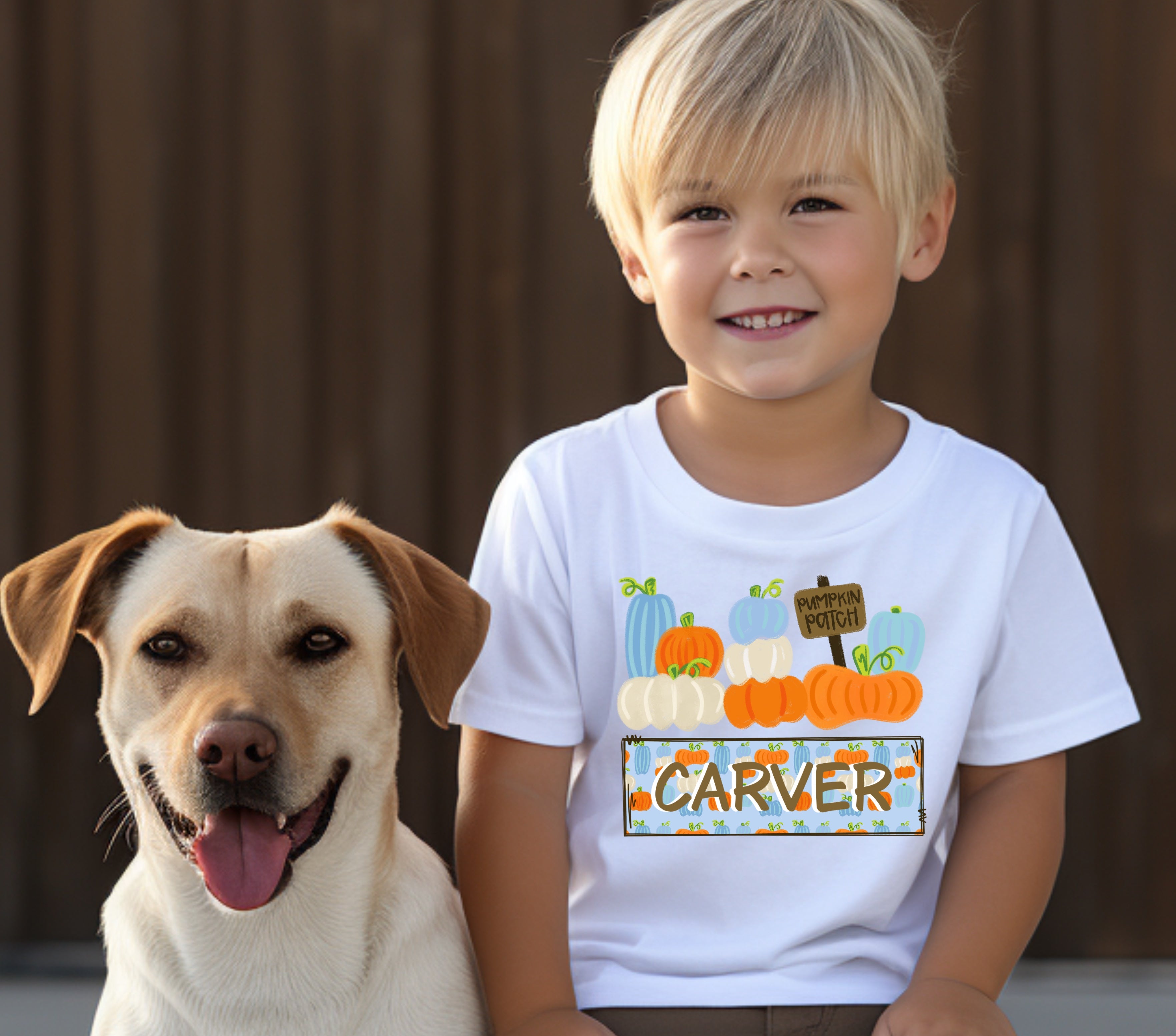 82551 BOY PUMPKIN PATCH *PERSONALIZED*