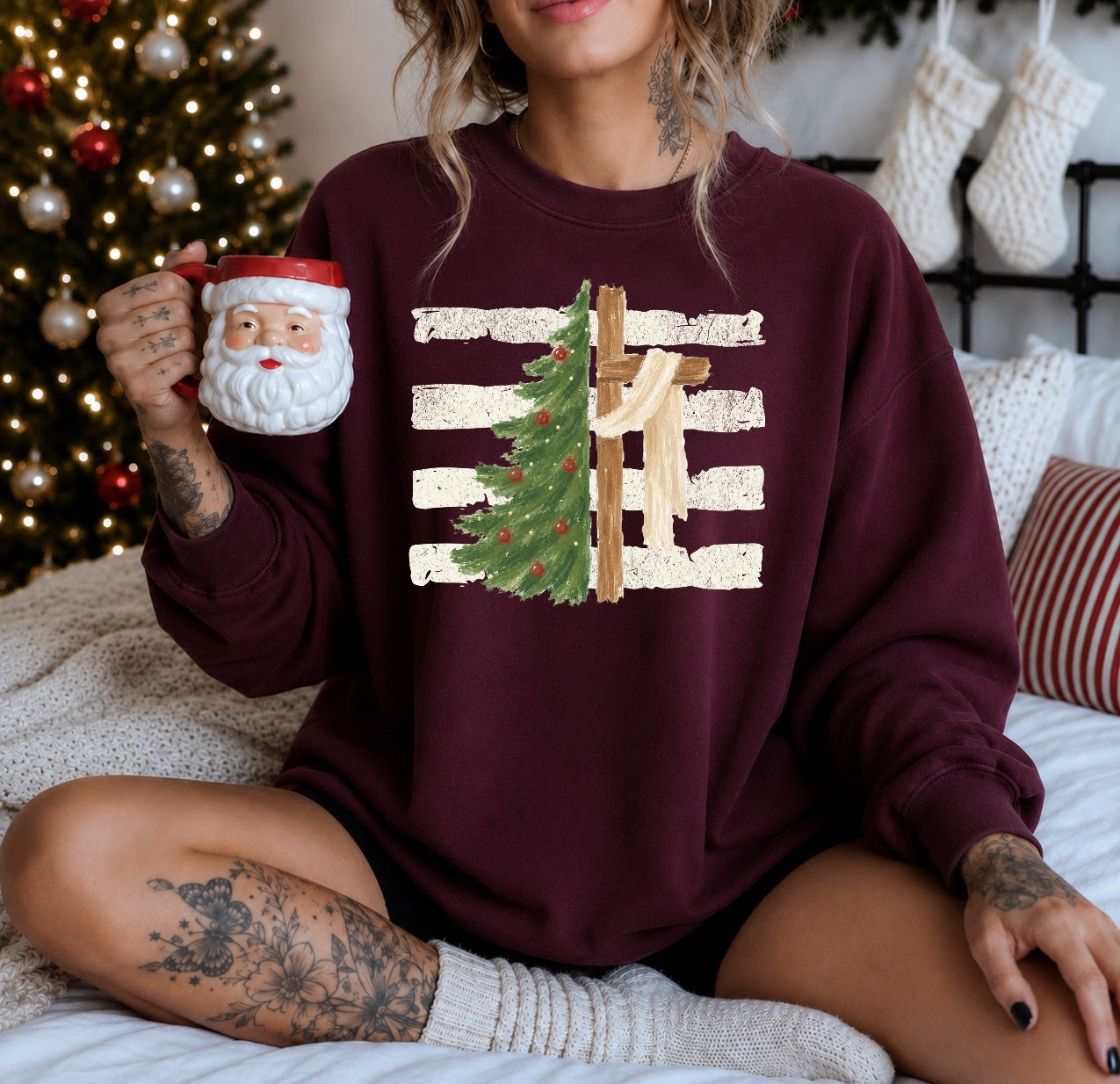 82144 WHITE STRIPES CHRISTMAS