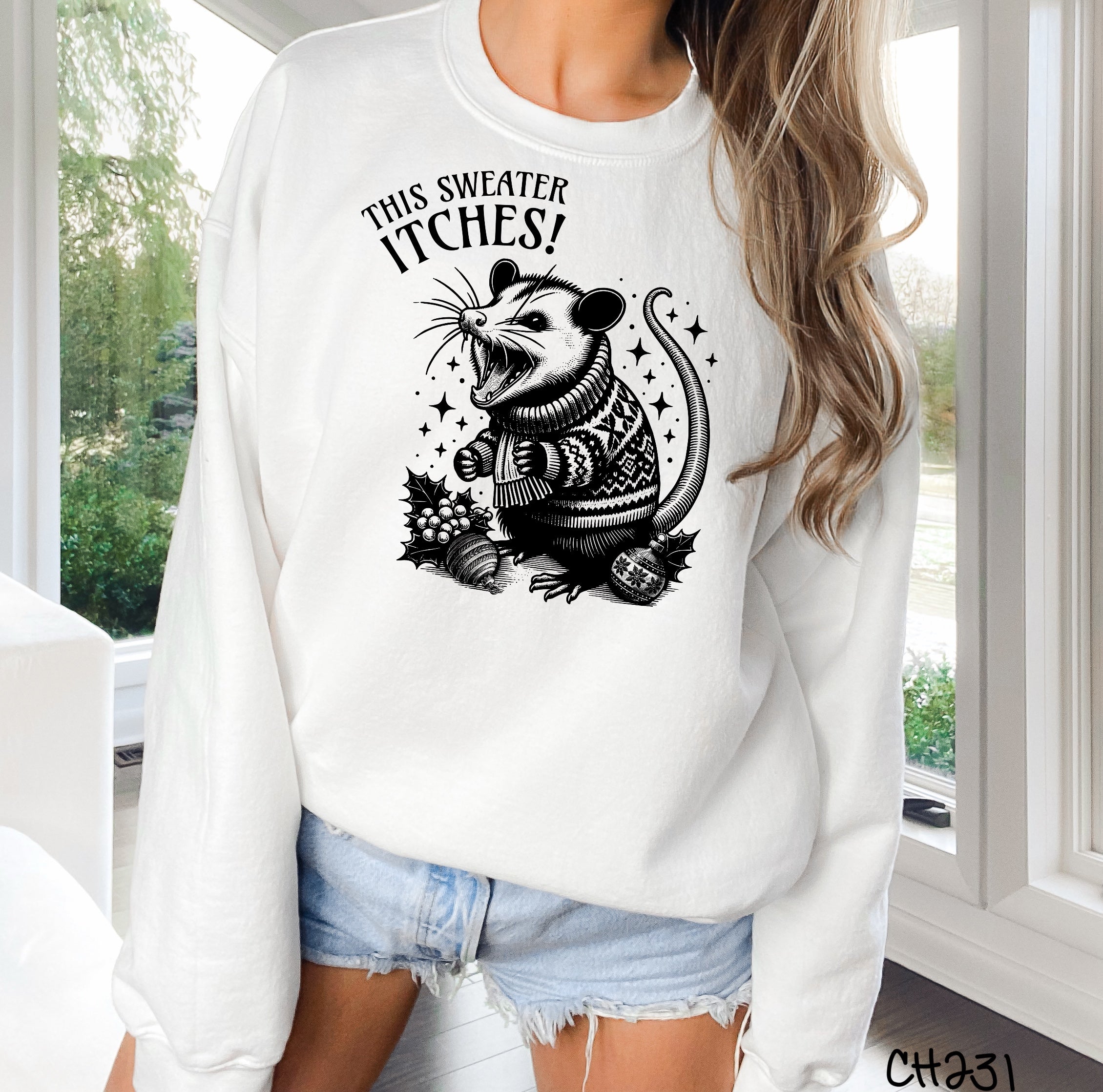 Ch231 this sweater itches
