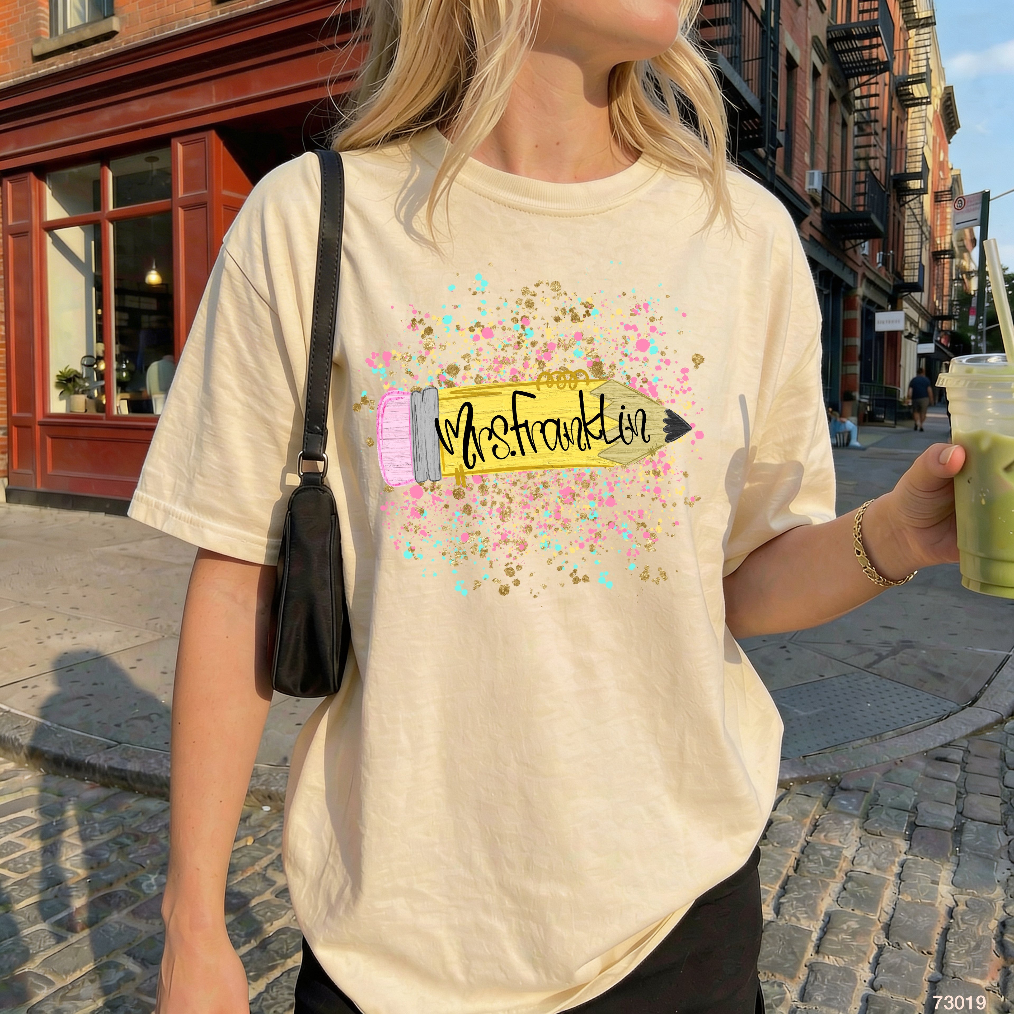 73019 PENCIL SPLATTER PERSONALIZED