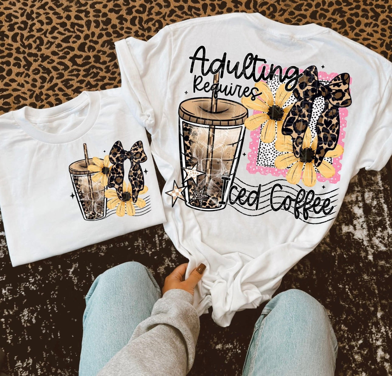 DTF ADULTING REQUIRES ICED COFFEE 8-105