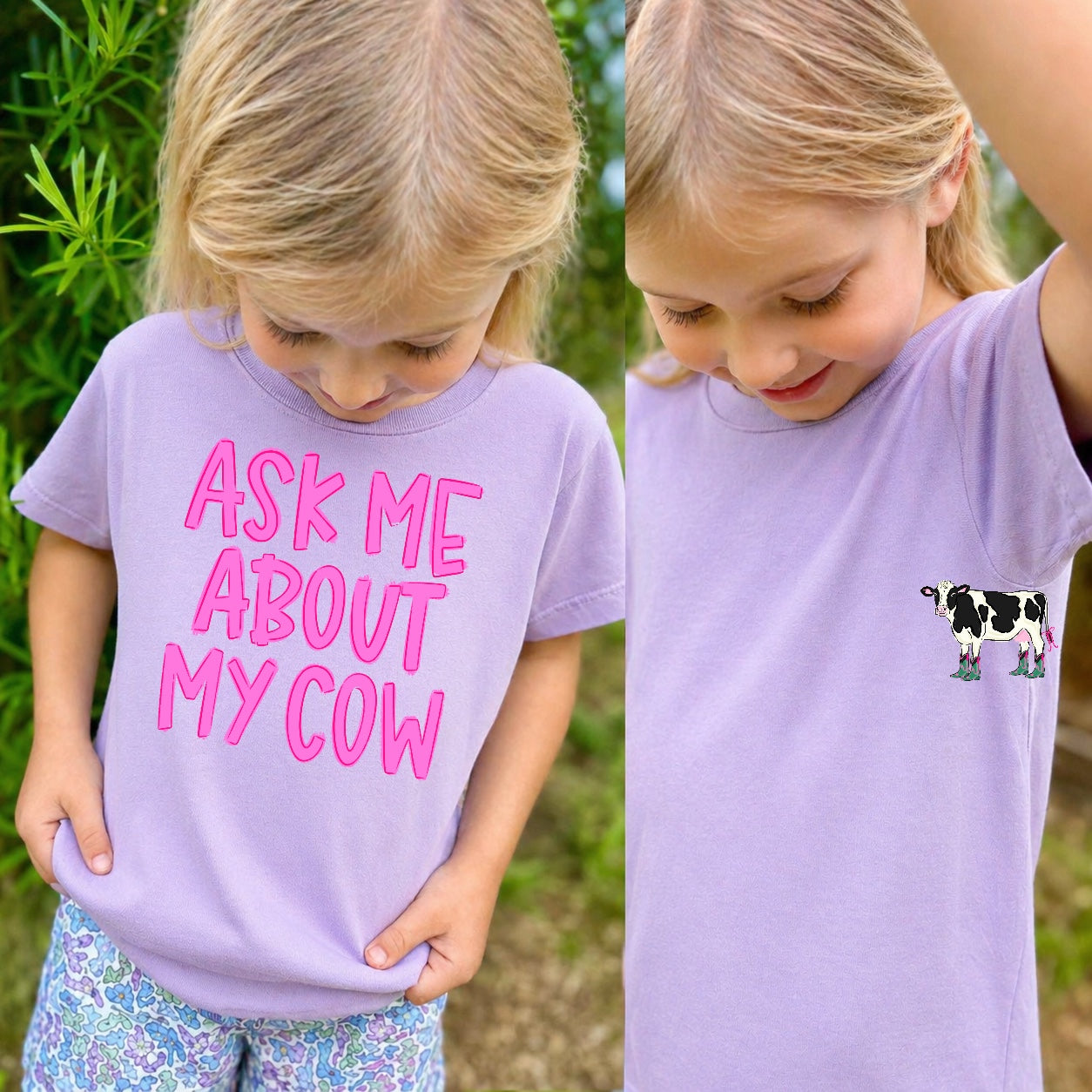 DTF ASK ME ABOUT MY COW [Girl]
