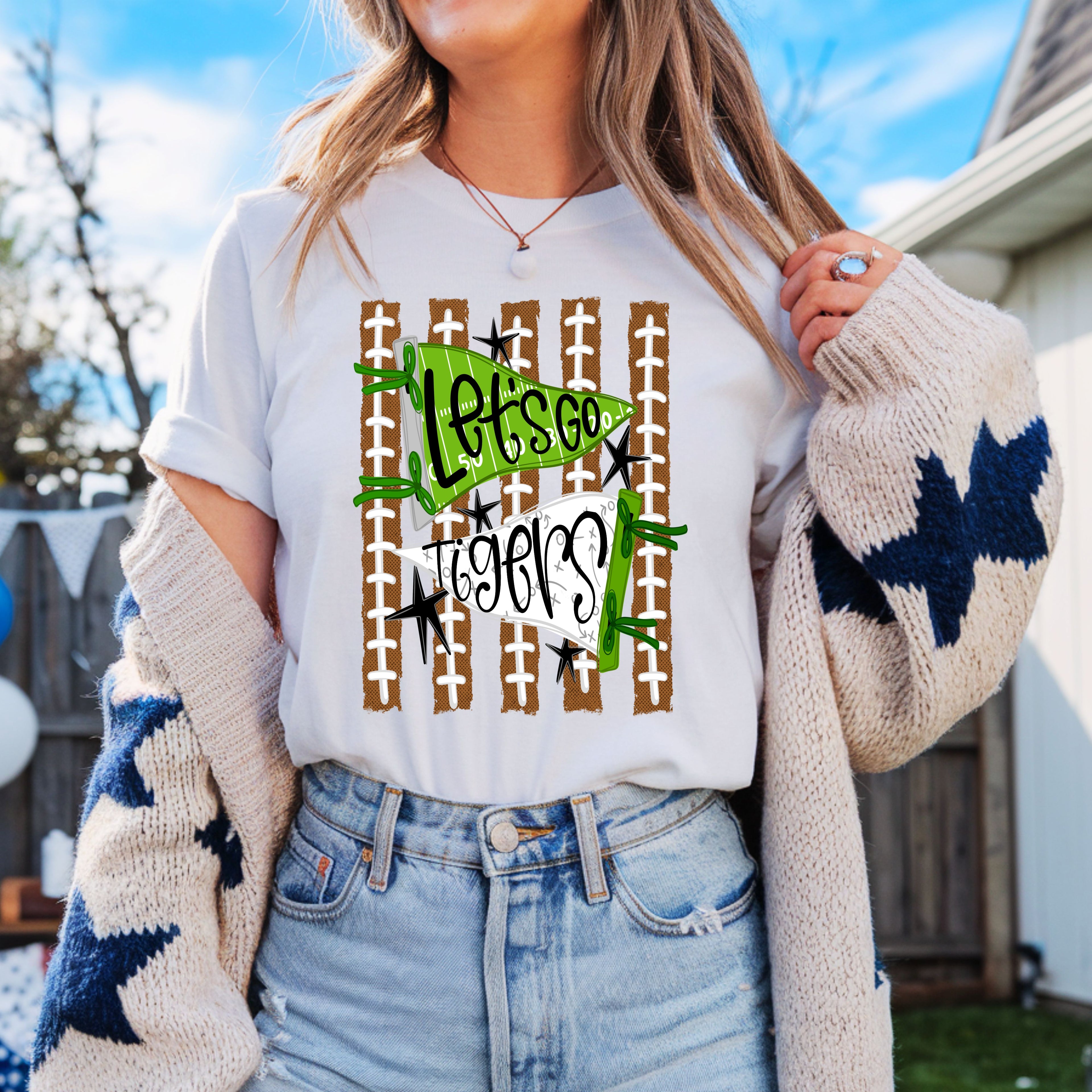 LETS GO FOOTBALL BANNERS *PERSONALIZABLE*
