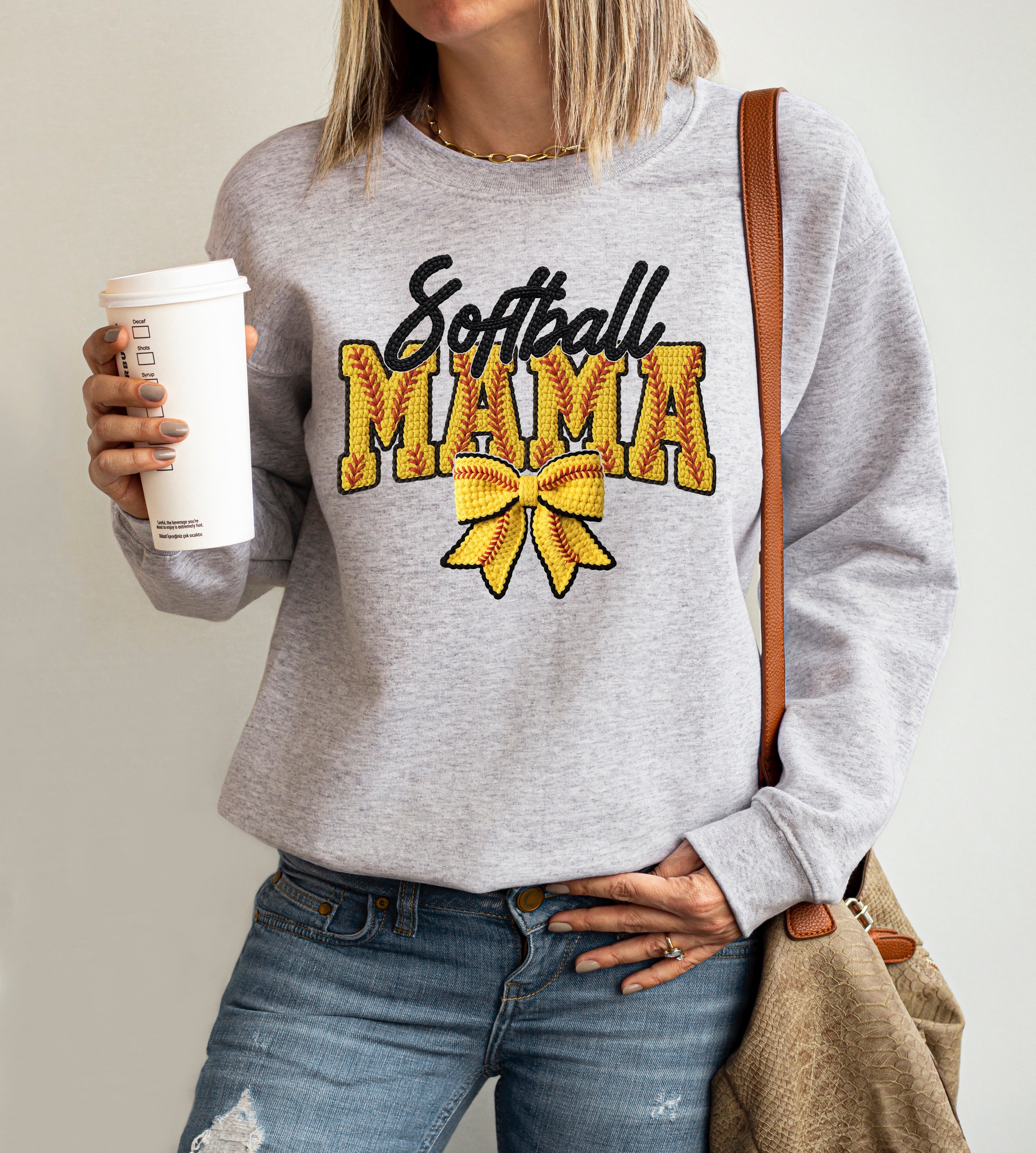 Crochet Softball Mama DTF 1-023