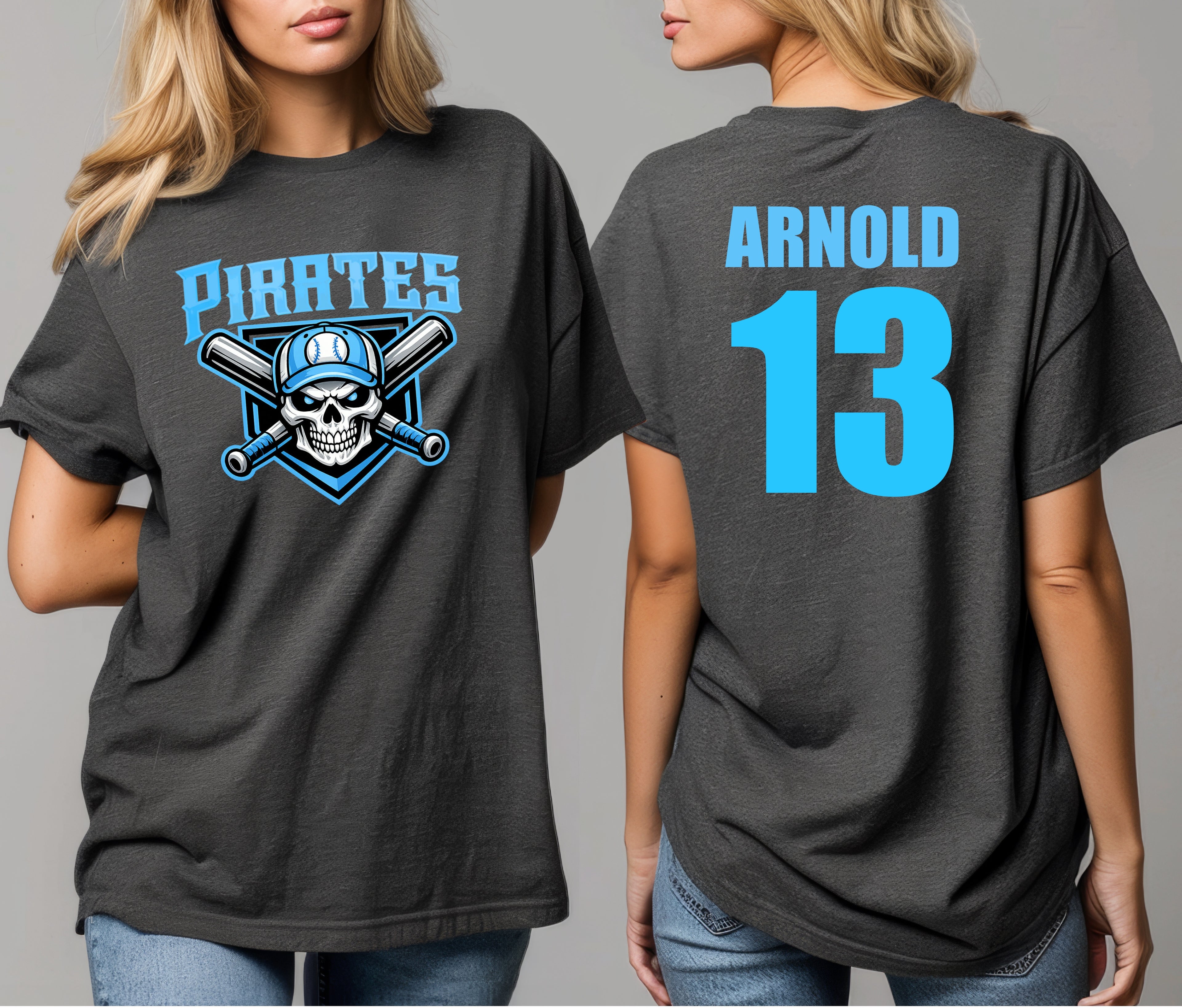PIRATES BASEBALL W/ NAME AND #