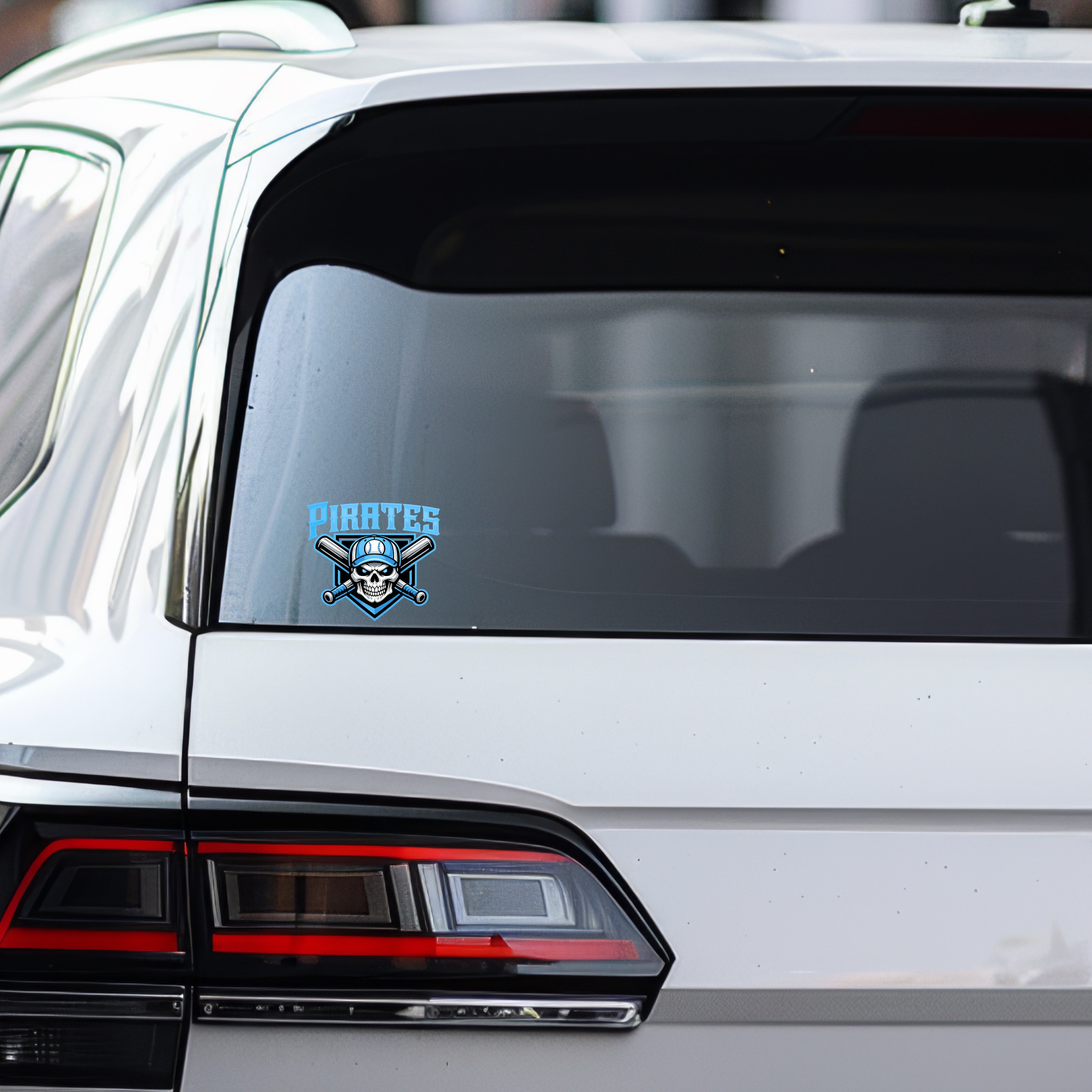 PIRATES BLUE CAR DECAL