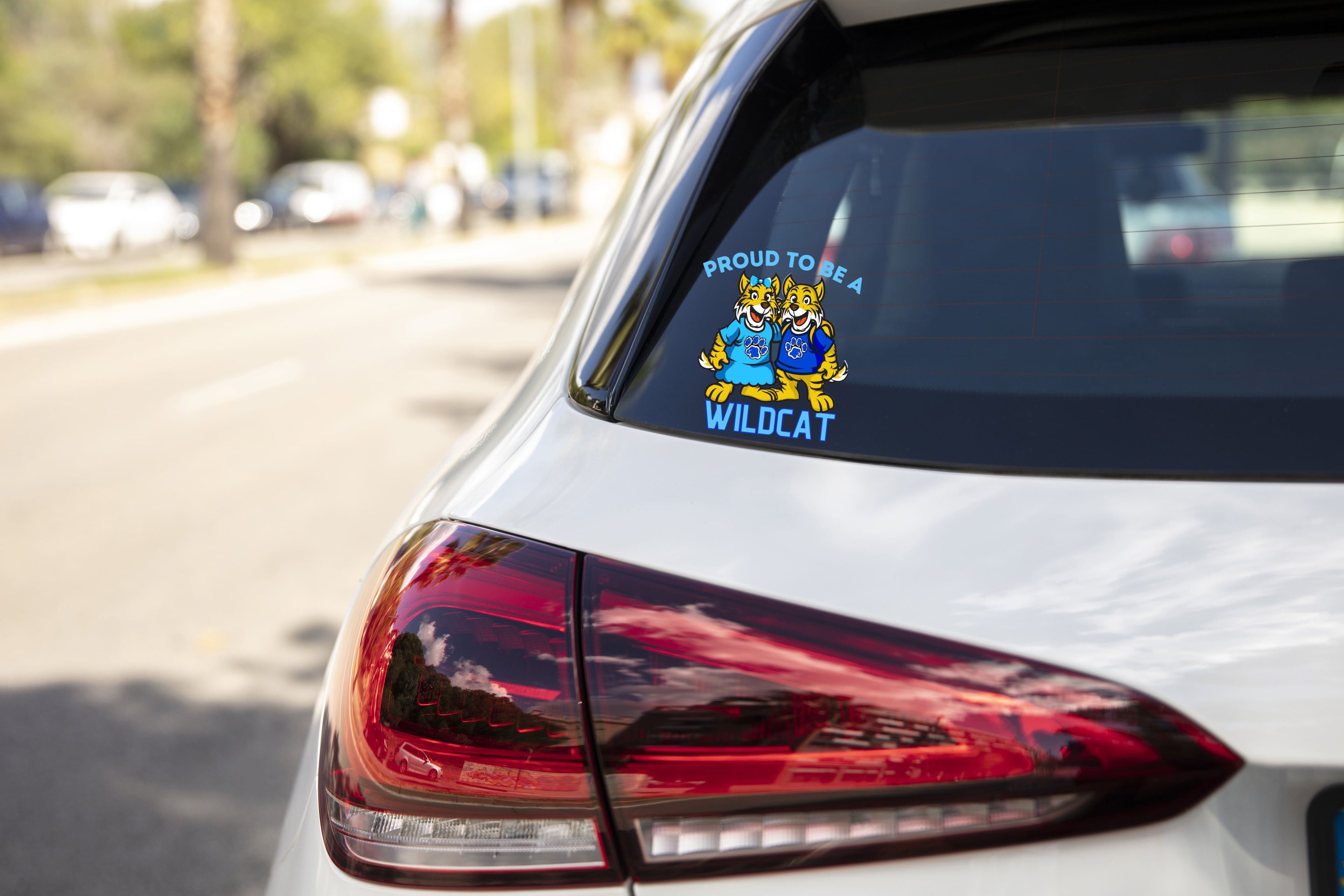 Proud To Be A Wildcat Car Decal DCES