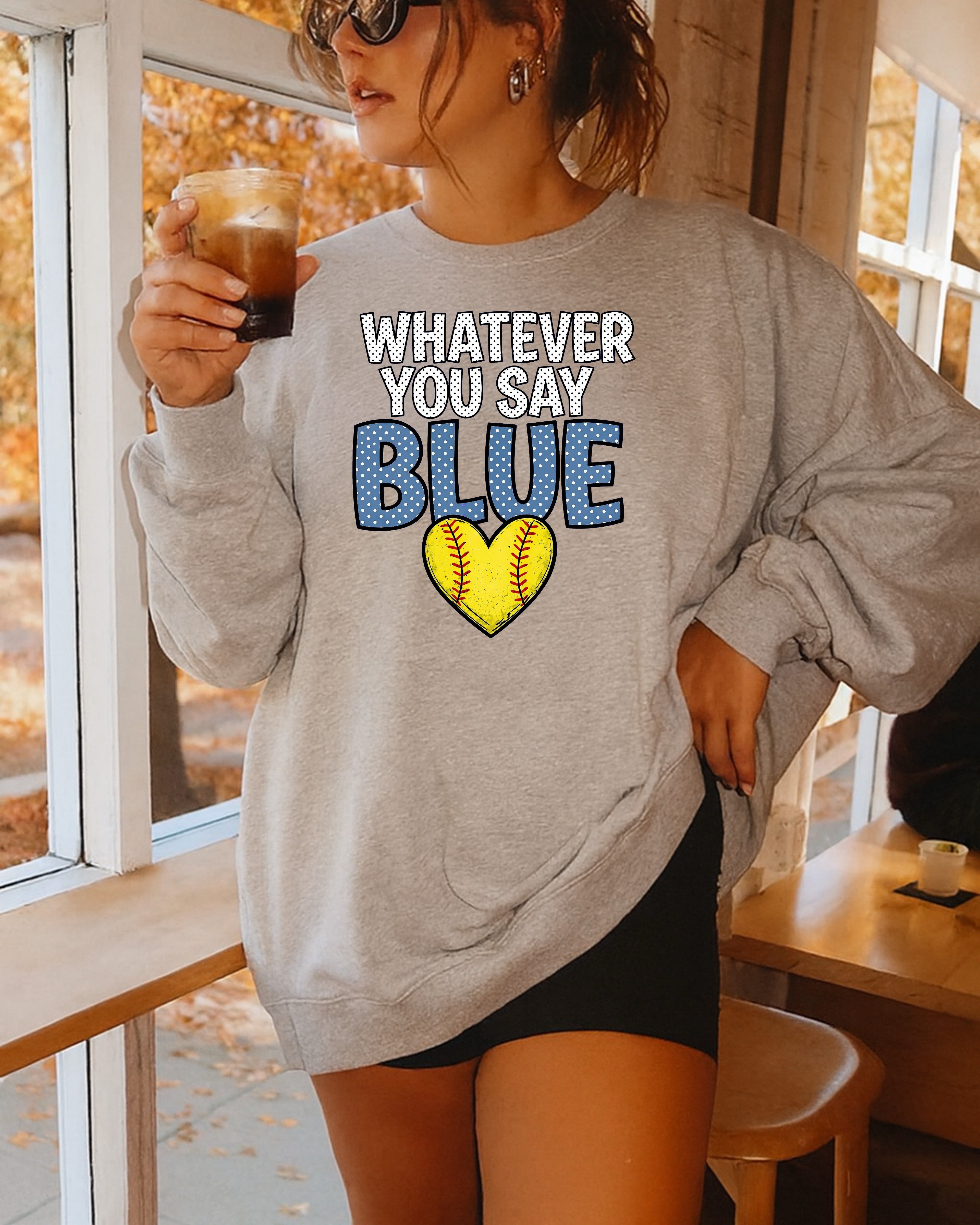 M - WHATEVER YOU SAY BLUE (SOFTBALL)