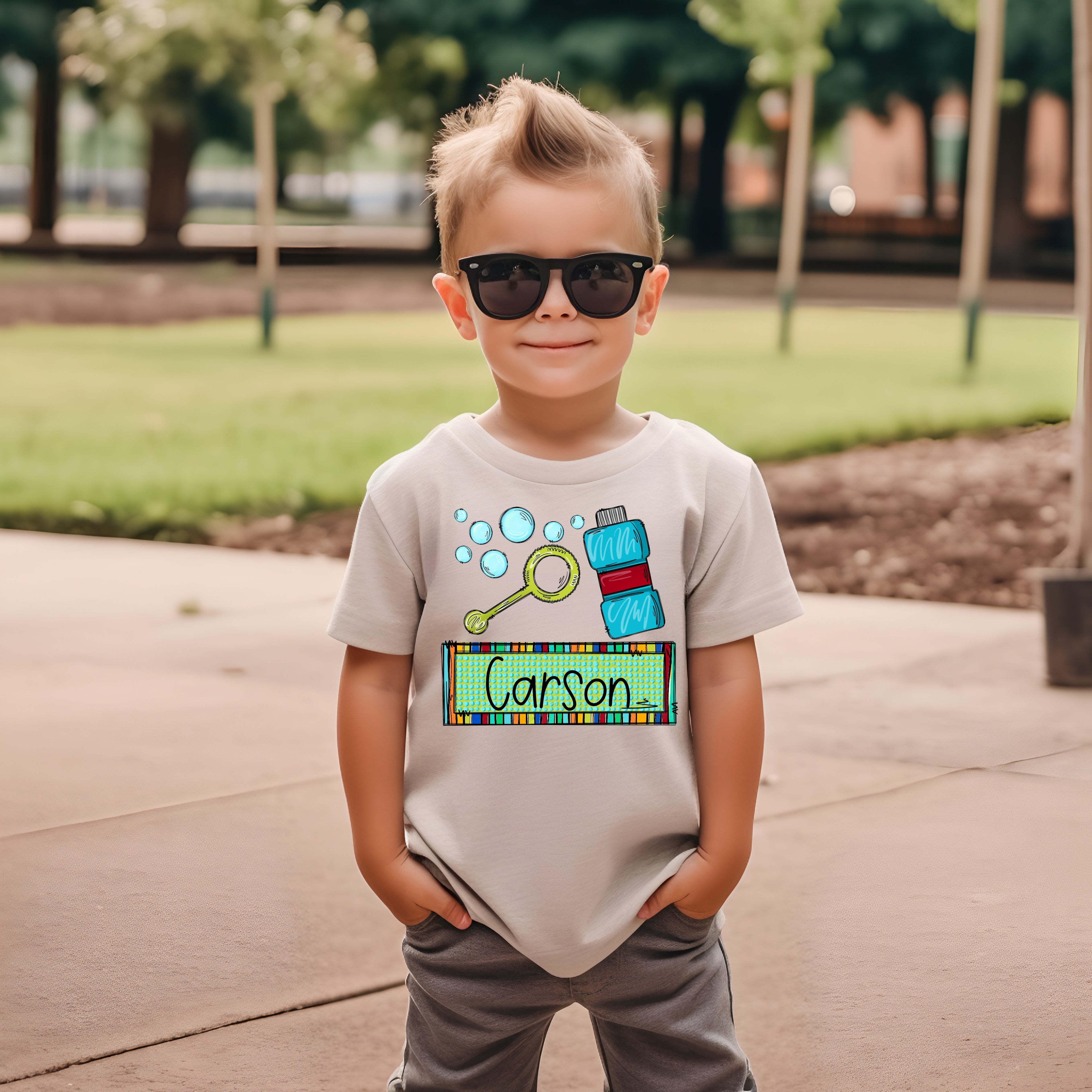 BOY BUBBLES - PERSONALIZED
