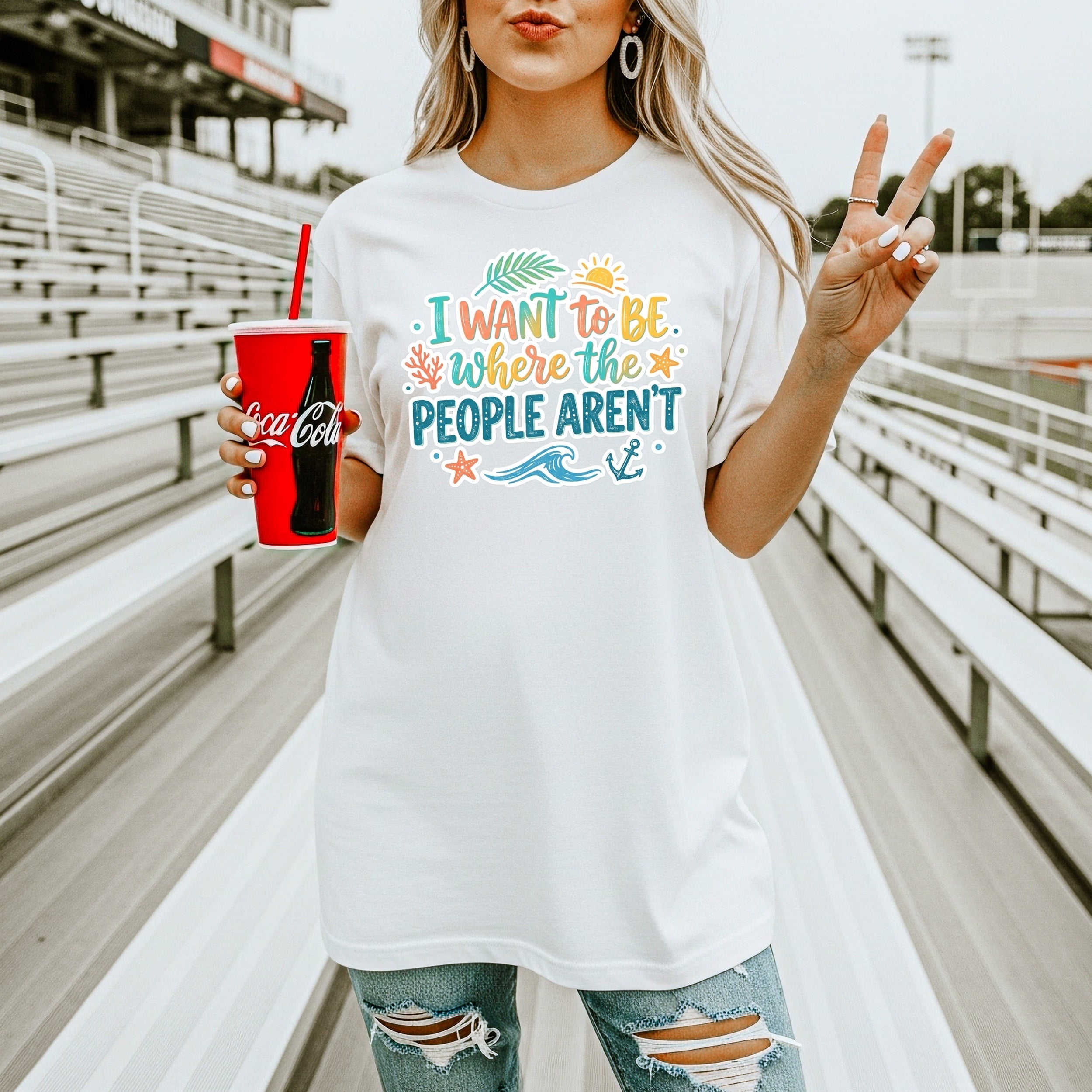 I WANT TO BE WHERE THE PEOPLE AREN'T B