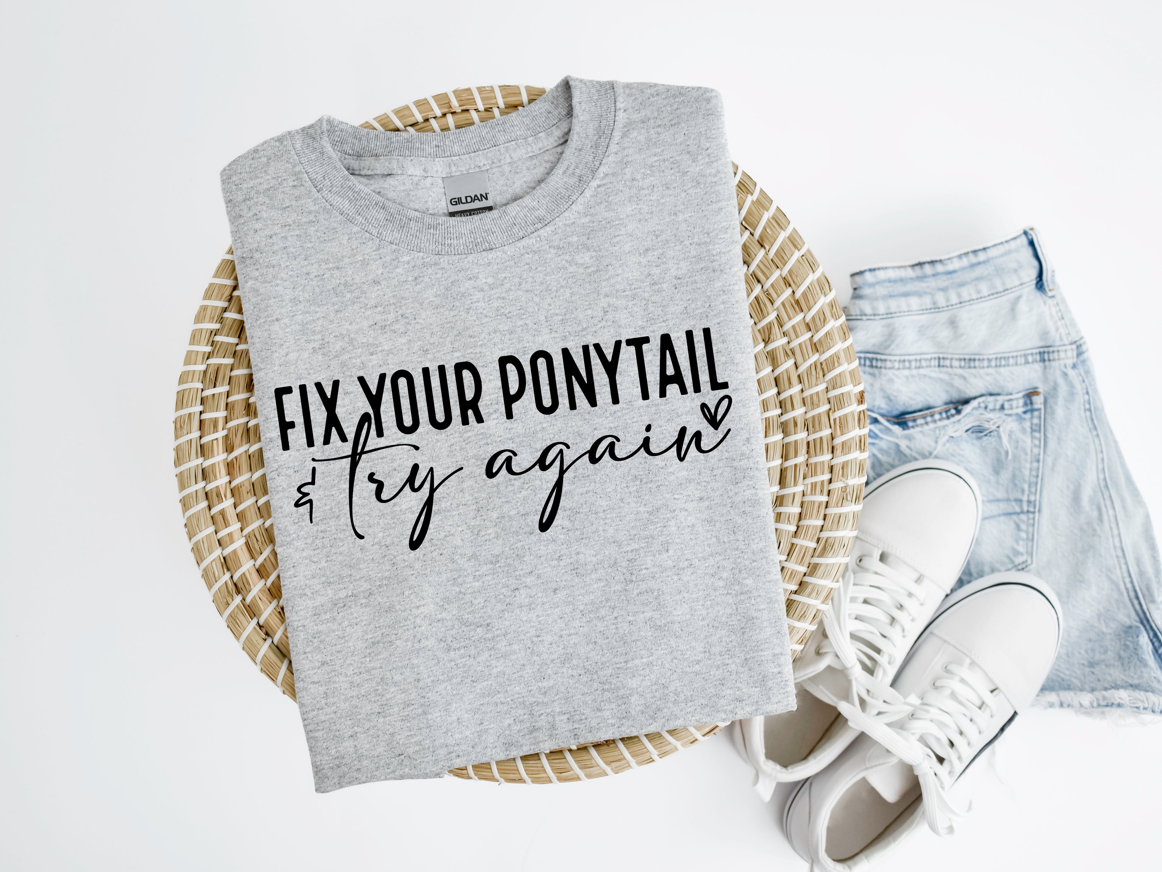 DTF Fix Your Ponytail 2-076