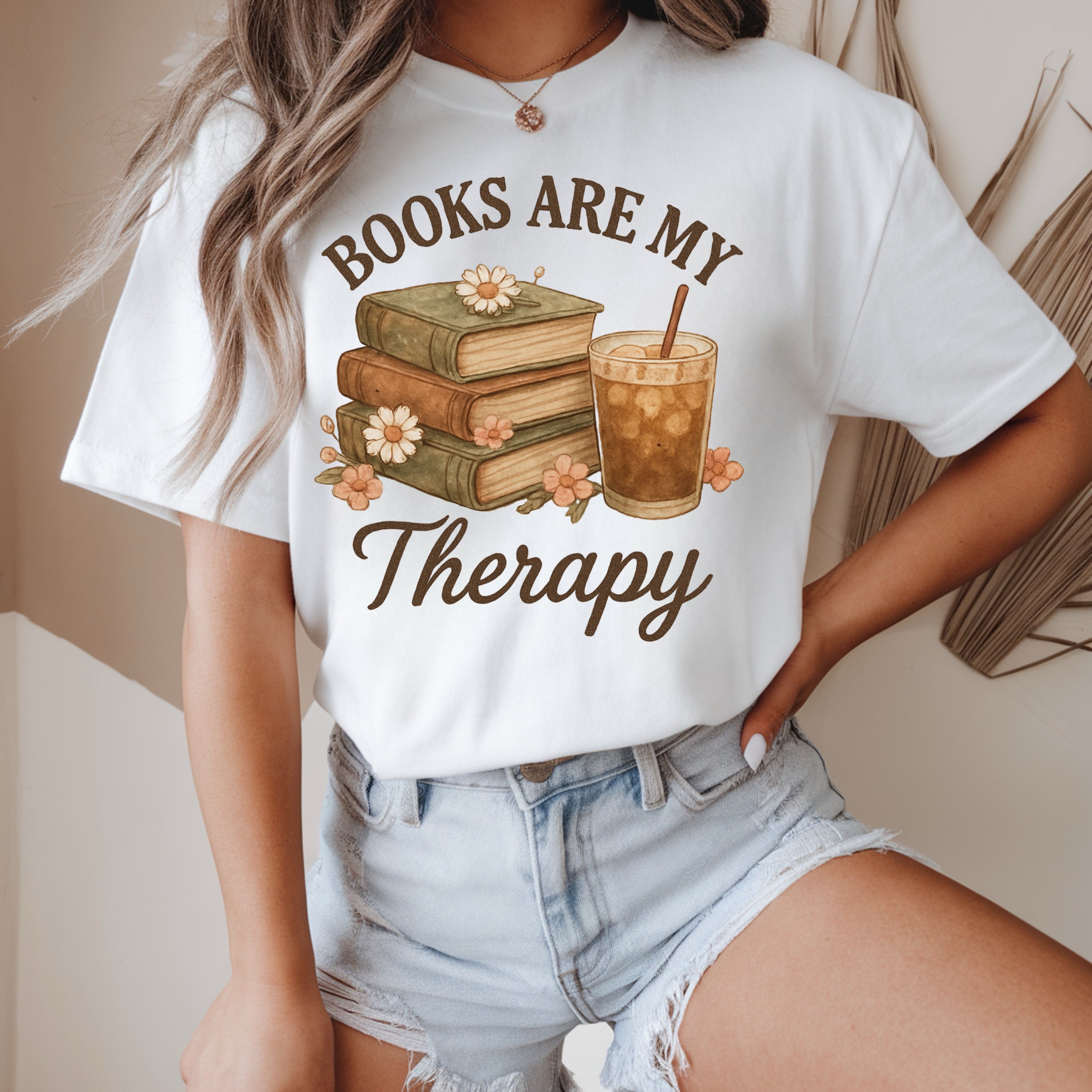 DTF Books Are My Therapy 2-038