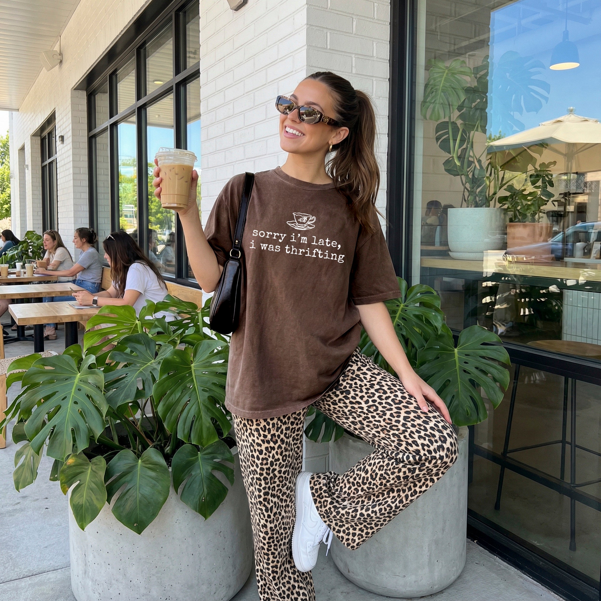 DTF I Was Thrifting WHITE 2-044