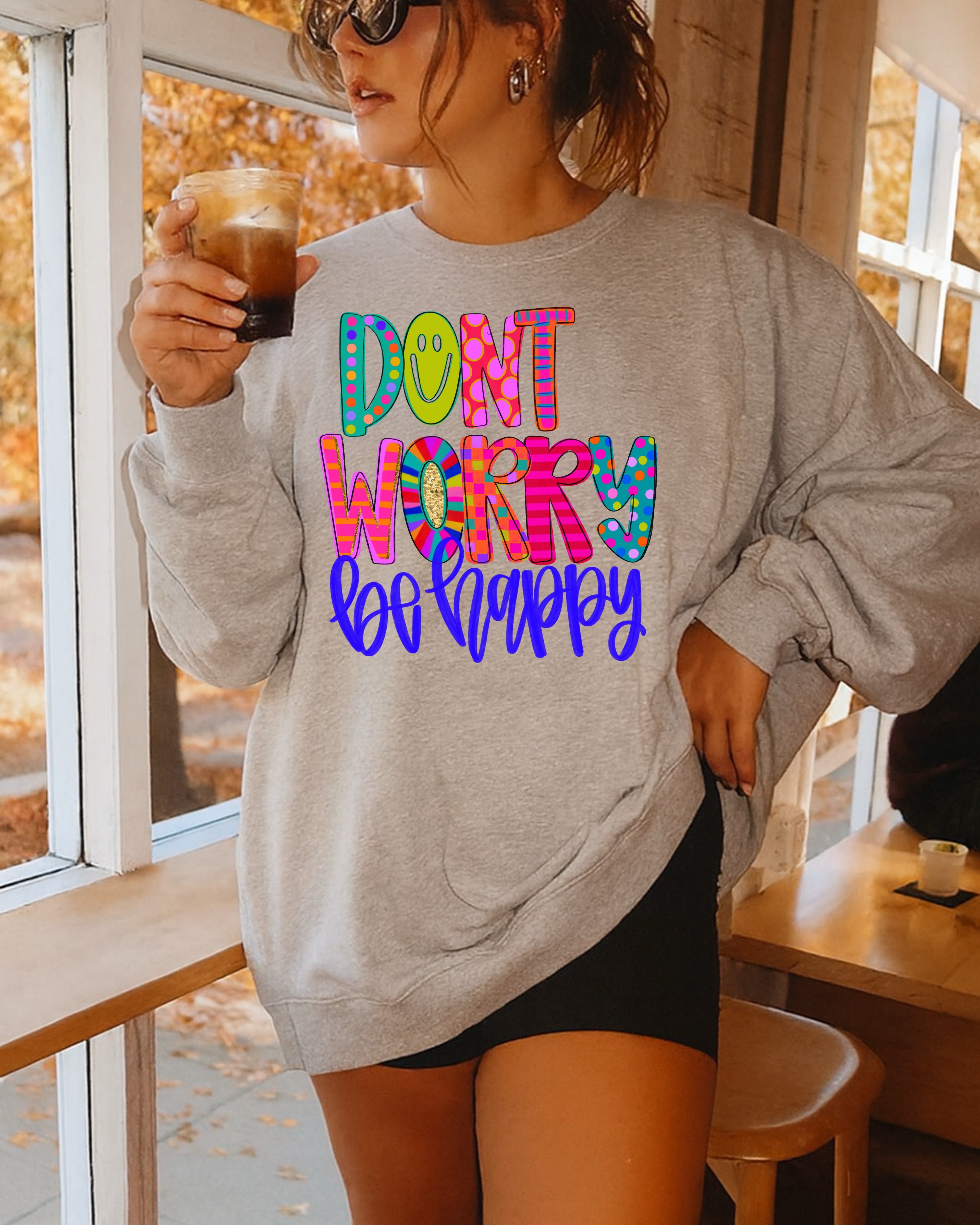 DTF Don't Worry Be Happy 2-050