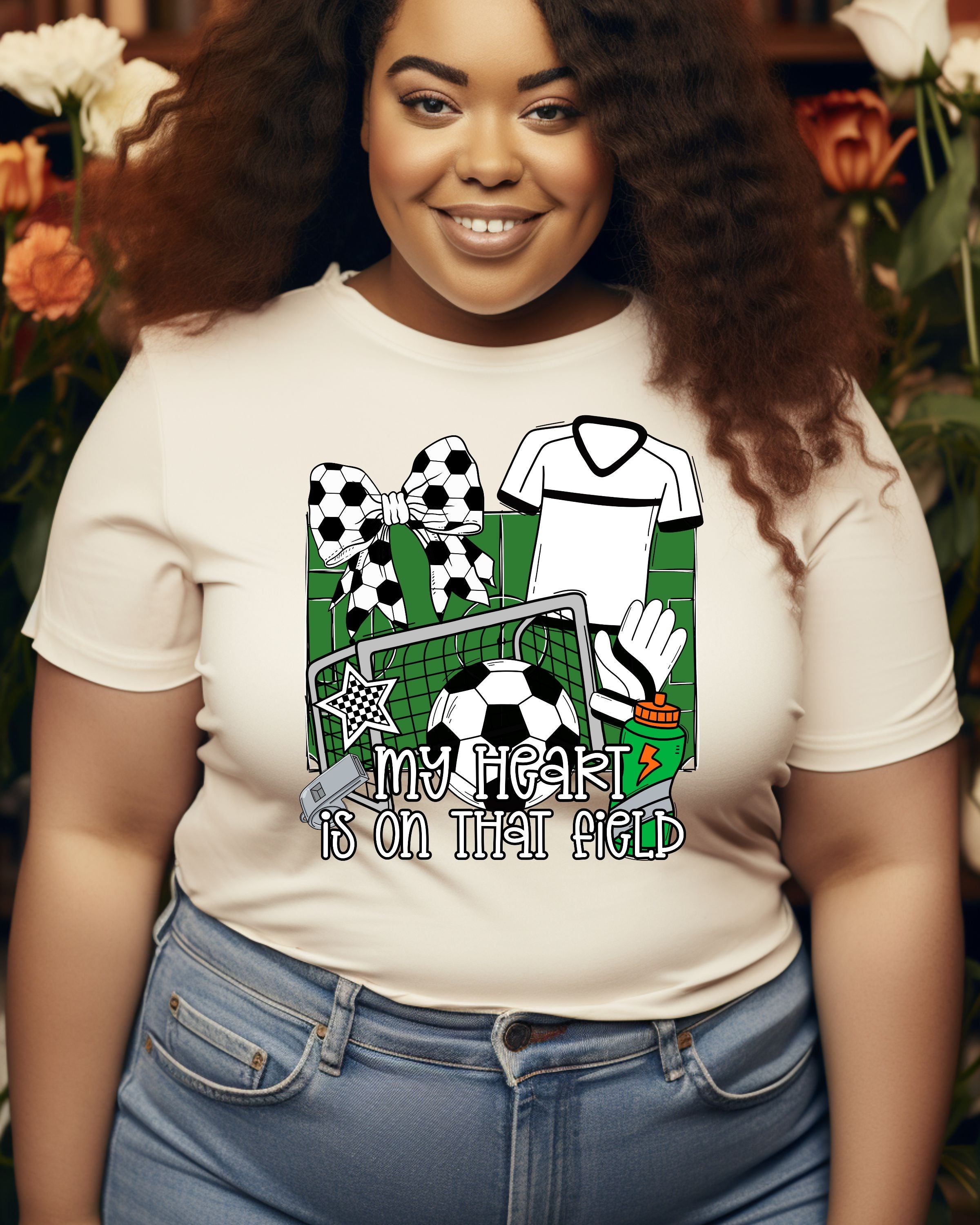 DTF My Heart Is On That Field Soccer 4-060