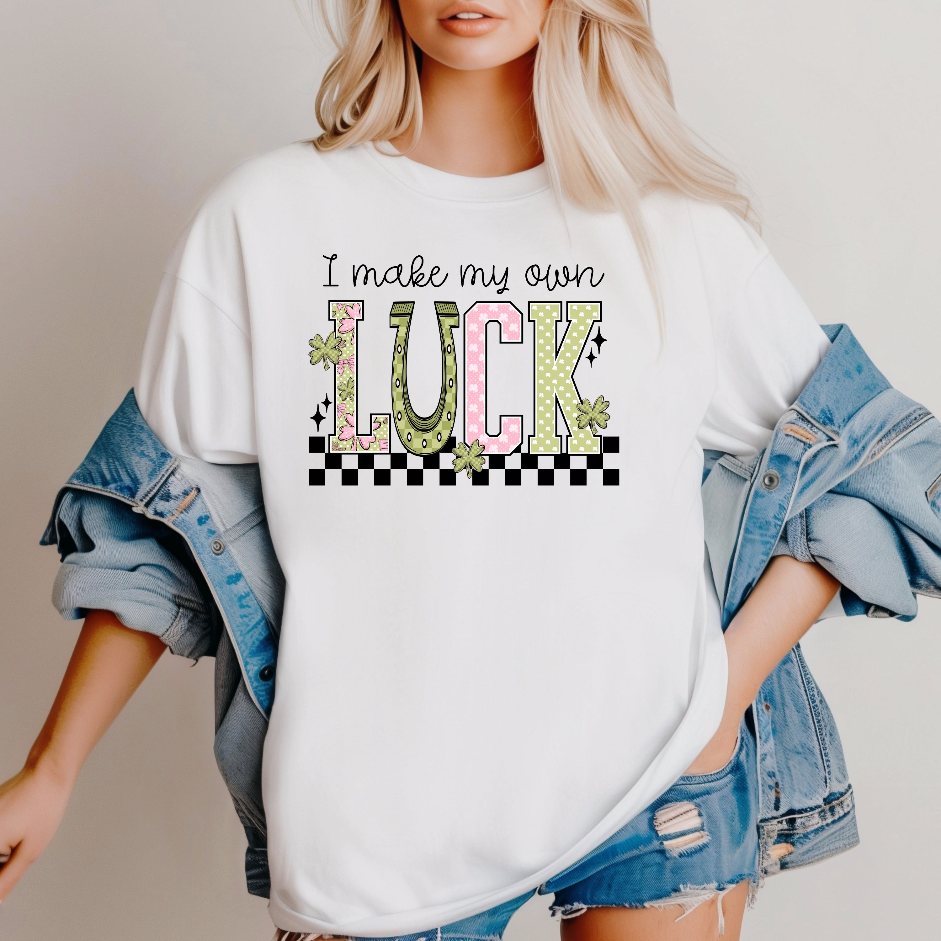 DTF I Make My Own Luck 4-064