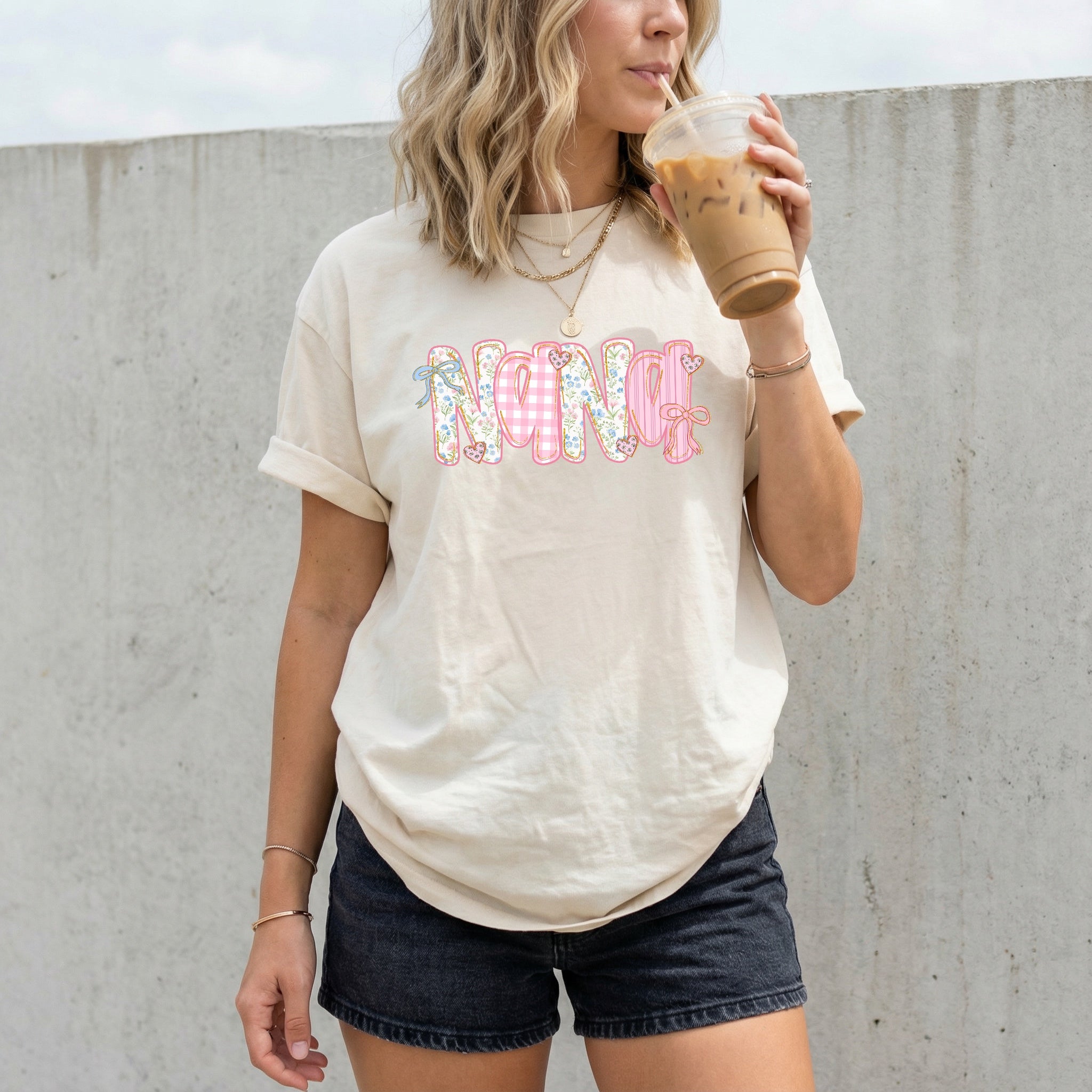 DTF Spring Pink Nana 4-019