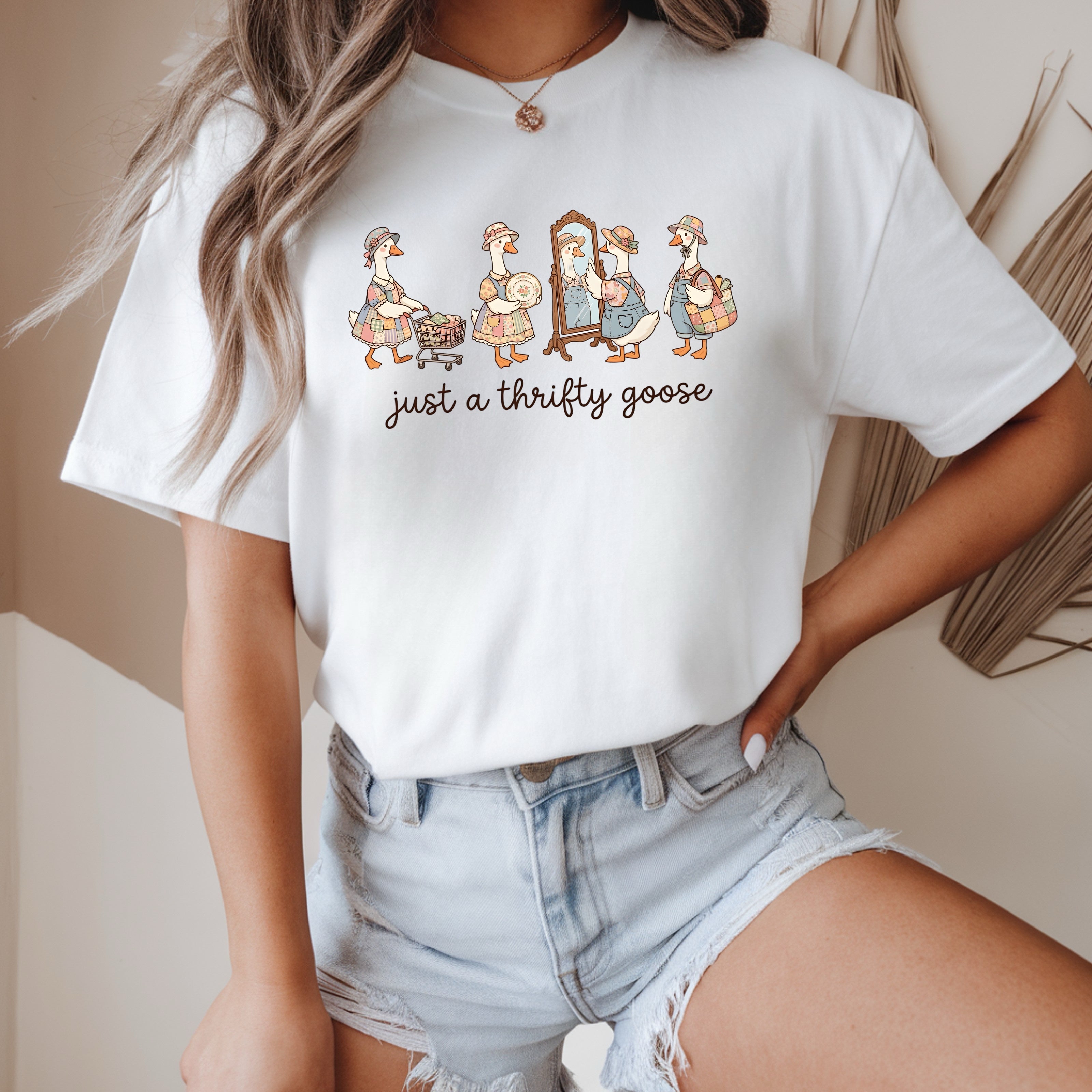DTF JUST A THRIFTY GOOSE 6-032
