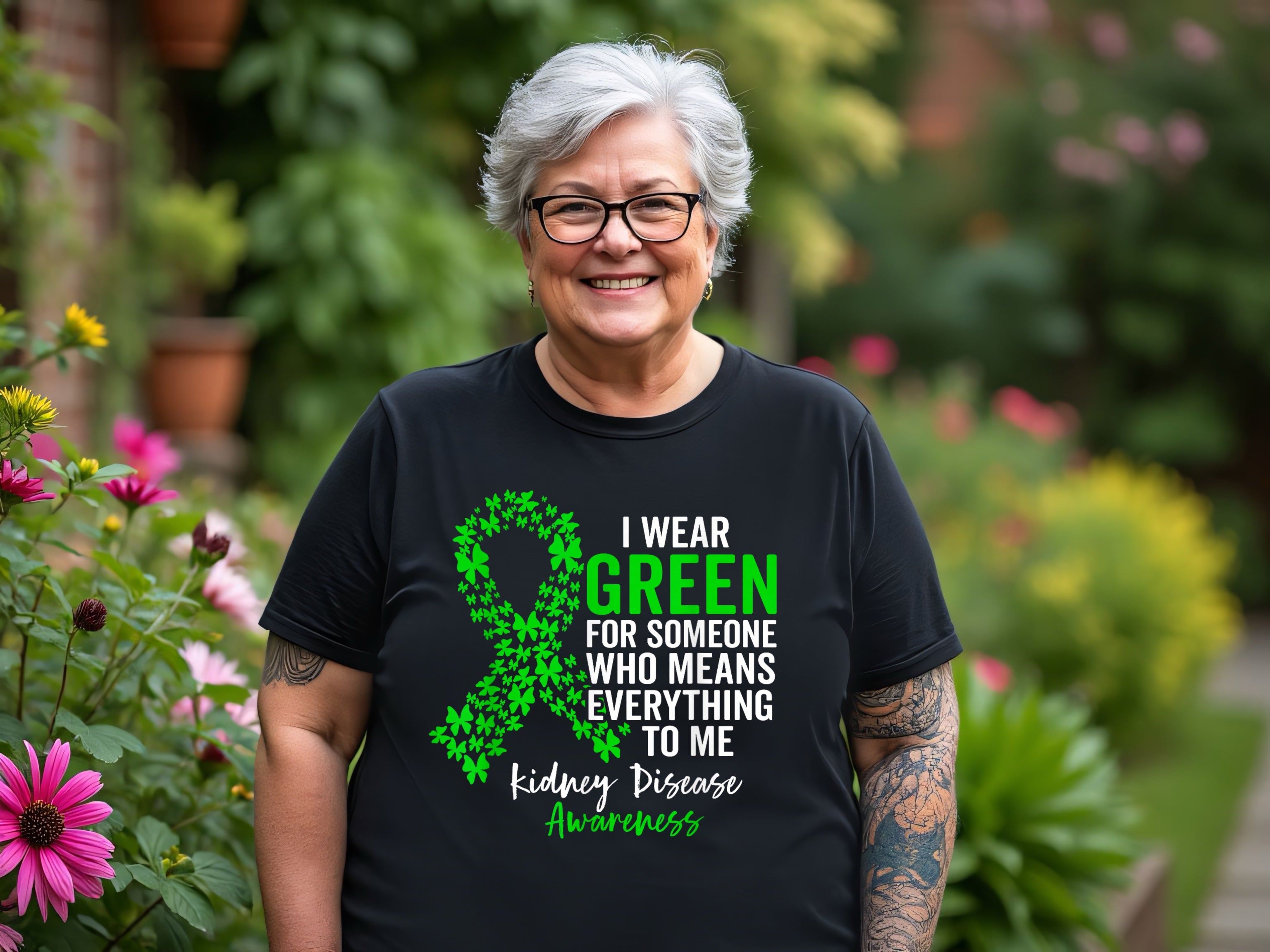 DTF I WEAR GREEN FOR SOMEONE 8-222