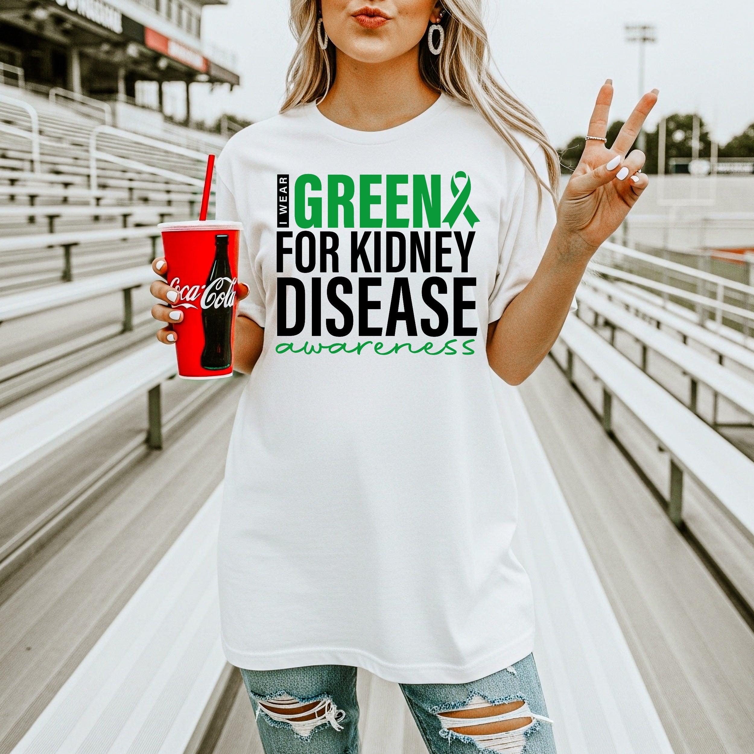 DTF I WEAR GREEN 8-220